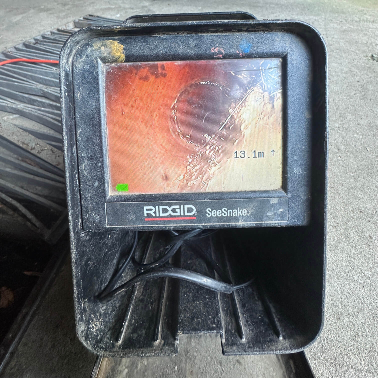 camera checking blocked drain and reline plumbers sydney